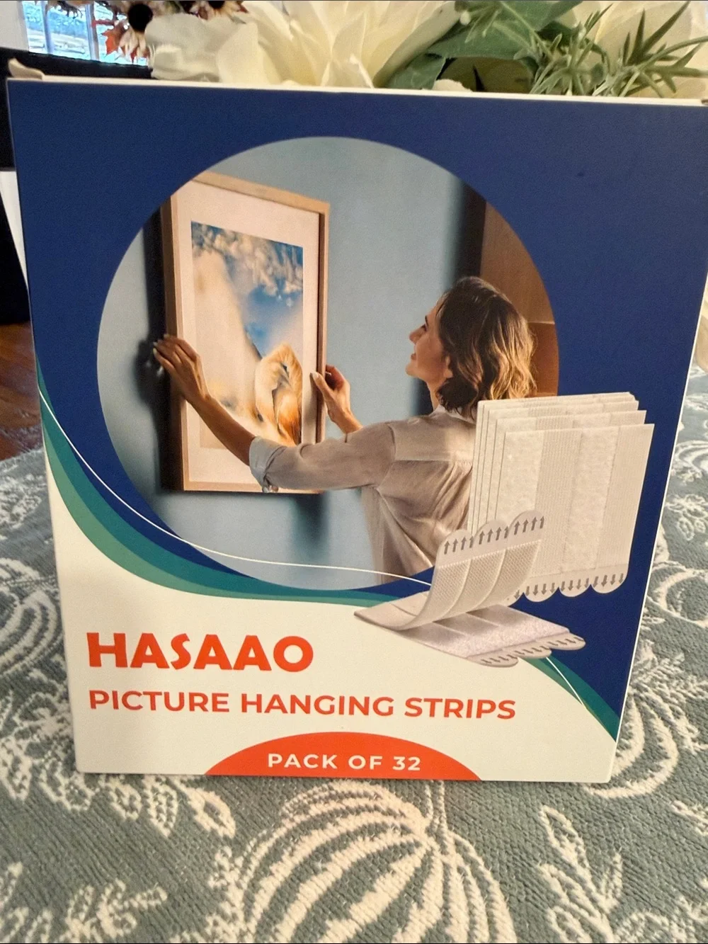 Picture Hanging Strips - White (Pack of 64)32 pairs